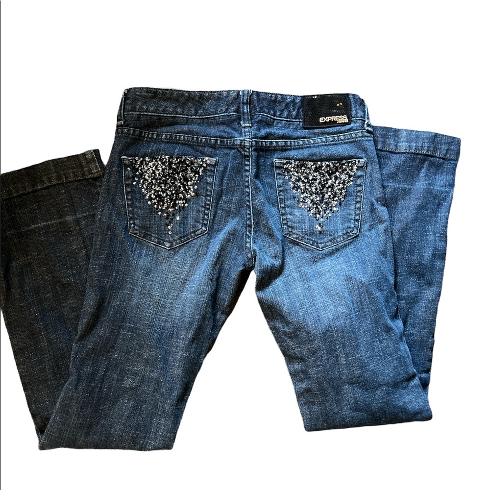 Express sequin‎ jeans